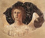 Francesca Paintings - Head of an Angel by Piero della Francesca